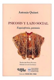 Portada de Libro - Psicosis Y Lazo Social. Esquizofrenia, Paranoia