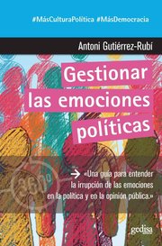 Portada de Libro Gestionar Las Emociones Políticas