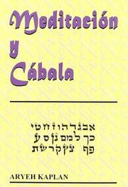 Portada de Meditacion Y Cabala Ahrey Kaplan