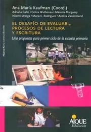 Portada de El Desafio De Evaluar...procesos De Lectura Y Escritura, De Kaufman, Ana Maria. Editorial Aique, Tapa Blanda En Español