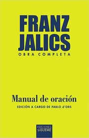 Portada de Manual De Oración Propuestas Dors Jalics Franz Espiritual