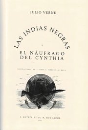 Portada de Las Indias Negras - Julio Verne Colec. Hetzel