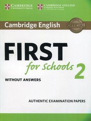 Portada de Cambridge English First For Schools 2 Student's Book