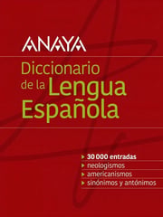 Portada de Diccionario De La Lengua Espanola Anaya - Autores Varios