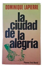 Portada de La Ciudad De La Alegría Dominique Lapierre Usado Excelente