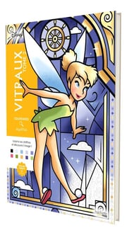 Portada de Disney Coloriages Vitraux Libro Para Colorear