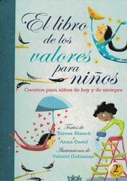 Portada de Libro De Los Valores Para Niños
