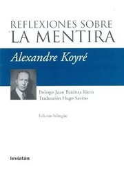 Portada de Reflexiones Sobre La Mentira - Alexandre Koyre