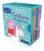 Portada de Criaturas Mágicas Mini Biblioteca Peppa Pig Set 4 Libros