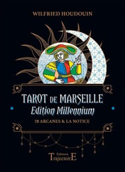 Portada de Tarot De Marseille Édition Millennium: 78 Arcanes & La Notice, De Wilfried Houdouin., Vol. 1. Editorial Trajectoire, Tapa Dura En Francés
