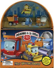 Portada de Mini Divertilibros Máquinas A La Obra Libro Interactivo