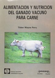 Portada de Alimentación, Nutrición Ganado Vacuno Para Carne-paraninfo