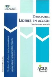 Portada de Directores Líderes Acción Liderazgo Educativo Libro Escolar