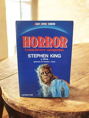 Portada de King Horror Antología Terror Tapa Blanda Martínez Roca