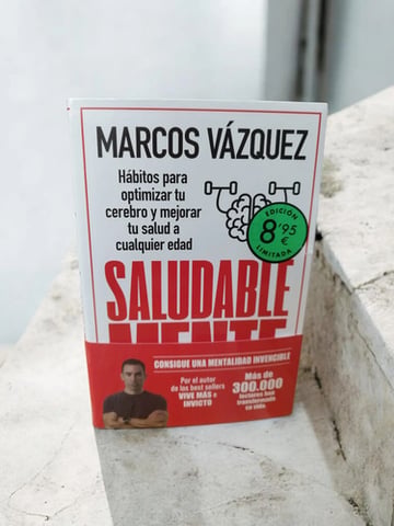 Portada de Saludablemente Libro De Marcos Vázquez Hábitos Saludables