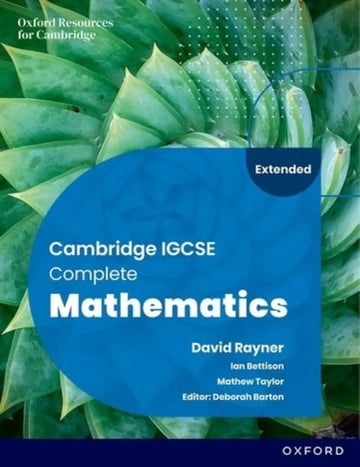 Portada de Complete Mathematics For Cambridge Igcse Extended (6th./ed.)