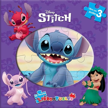 Portada de Disney Stitch Mi Primer Libro De Puzzles Rompecabezas