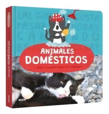 Portada de Animascopio. Animales Domésticos Libro Tapa Dura Español Auzou