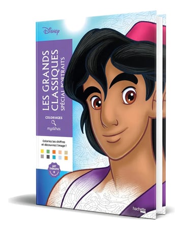Portada de Disney Retratos Grandes Clásicos Colorear Por Números