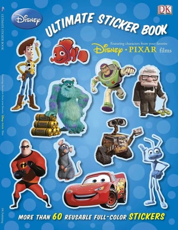 Portada de Libro - Disney Pixar Libro De Stickers Imperdible