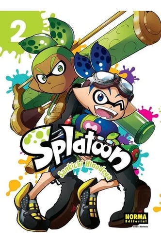Portada de Splatoon 2 Libro Oficial  Guía Manga