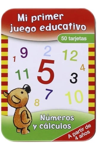 Portada de Números Y Cálculos (mi Primer Juego Educativo)(lata) Vv.aa