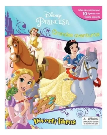 Portada de Princesas Grandes Aventuras Diverti-libros
