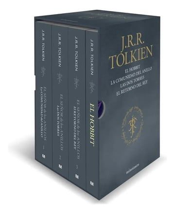 Portada de Estuche Tolkien (el Hobbit + El Señor De Los Anillos), De Tolkien, J. R. R.., Vol. 1. Editorial Minotauro, Tapa Blanda En Spa, 2024