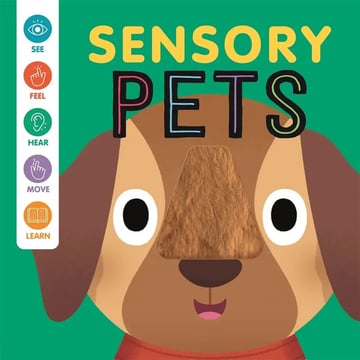 Portada de Mascotas Sensoriales - Libro-juego Para Bebé (en Inglés)