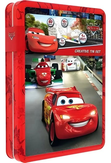 Portada de Caja Creativa De Cars Disney Set Colorear Pintar Unicos