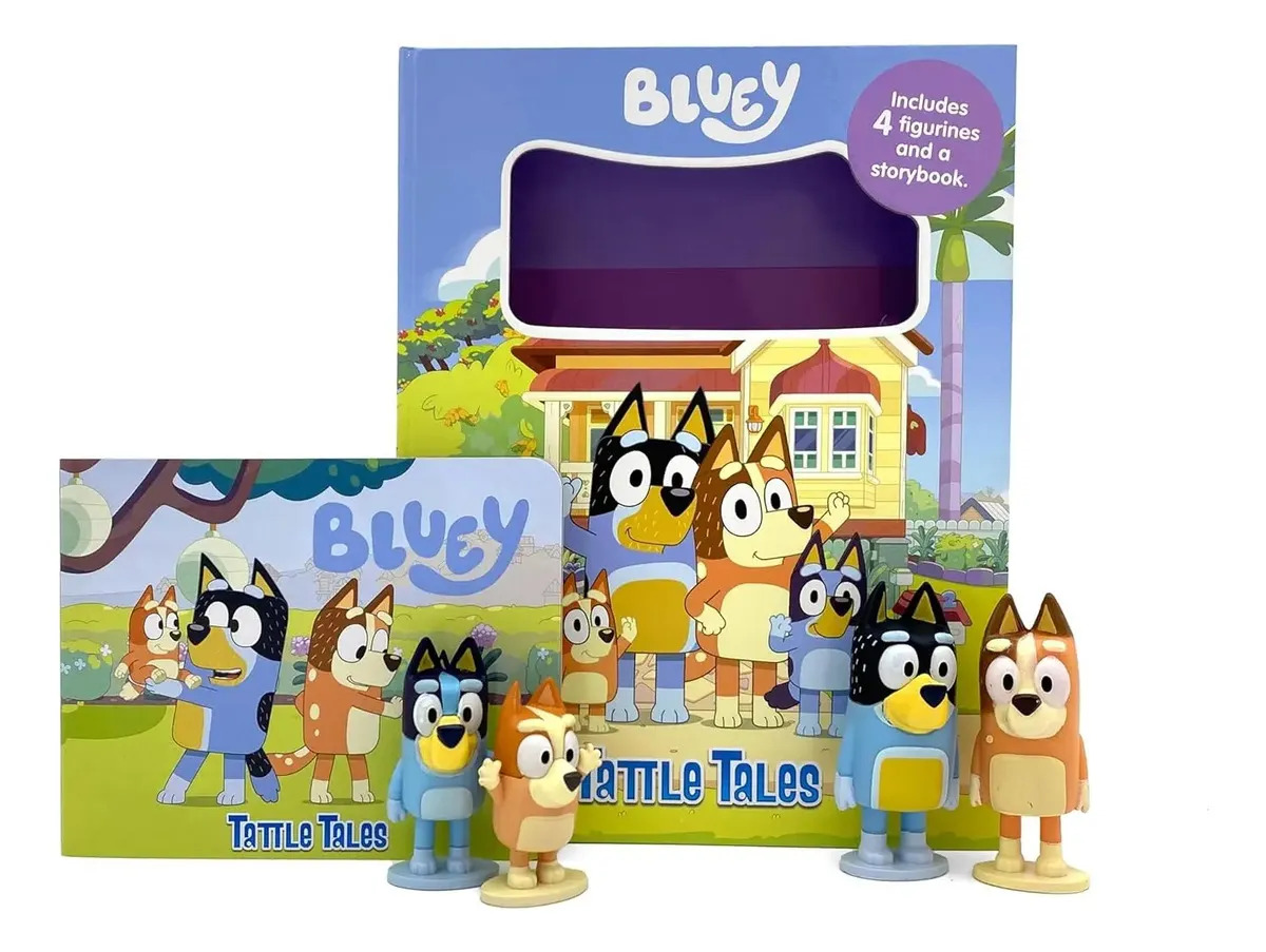 Portada de Bluey Cuentos Inglés Bluey Tattle Tales Original