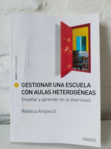 Portada de Anijovich Aulas Heterogéneas Gestión Escolar - Con Detalles