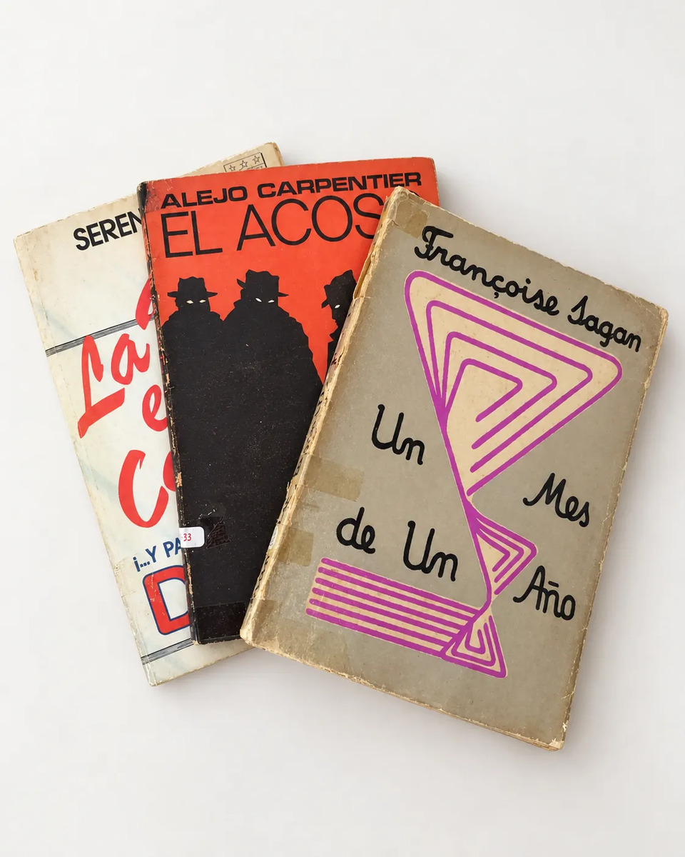 Portada de Lote Novelas Antiguas Sagan Carpentier Serena Gray Usadas Uy