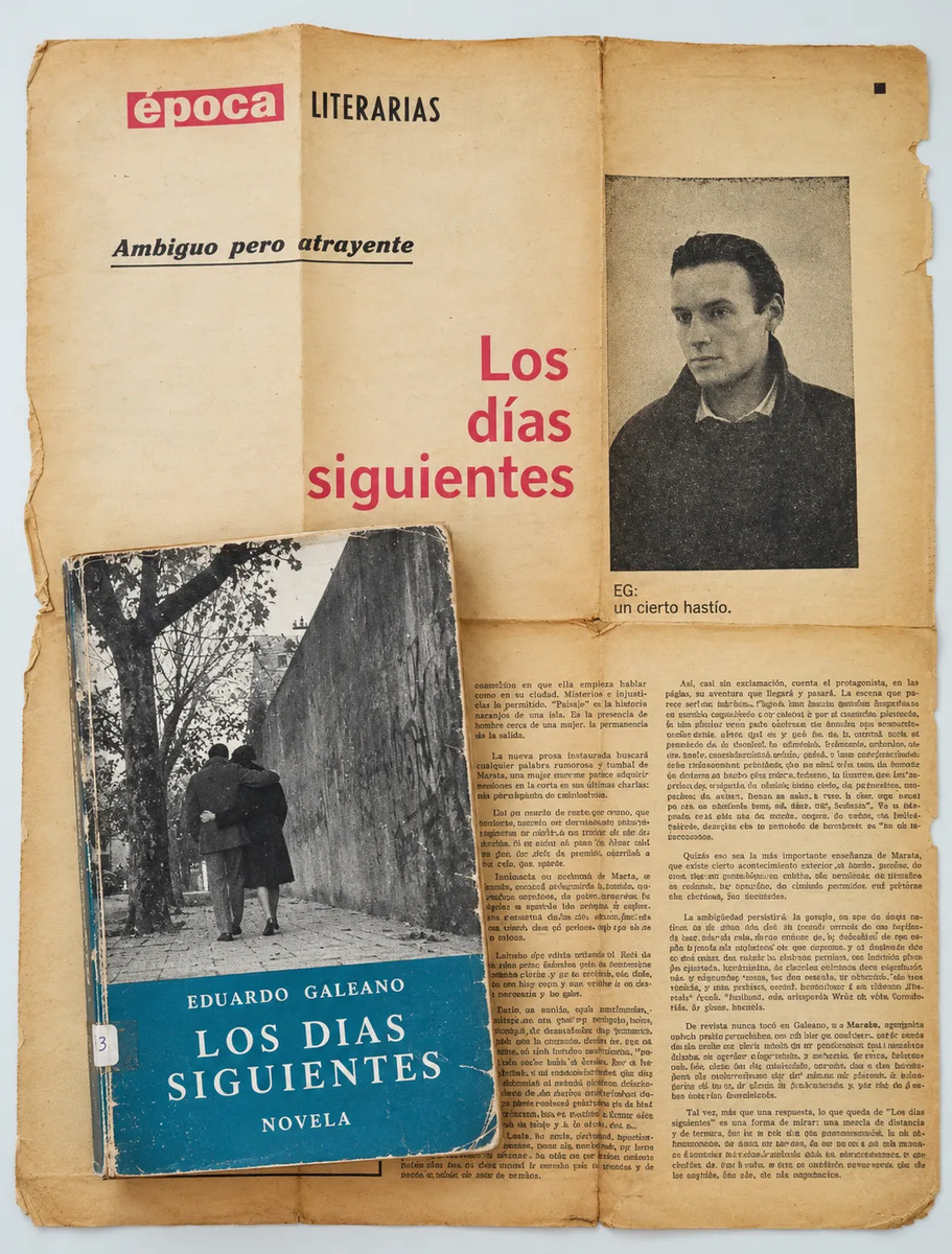 Portada de Los Dias Siguientes Eduardo Galeano 1969 Ida Vitale Epoca Uy
