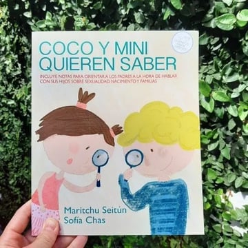 Portada de Libro Coco Y Mini Quieren Saber - Maritchu Seitún 