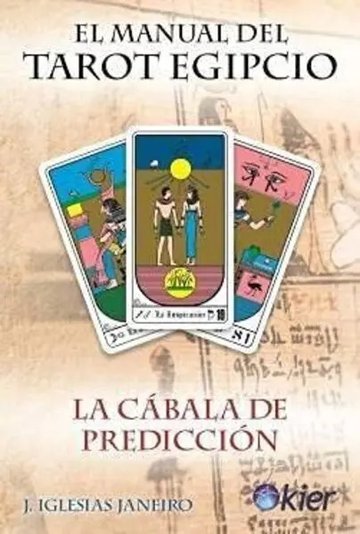 Portada de El Manual Del Tarot Egipcio. J. Iglesias Janeiro.