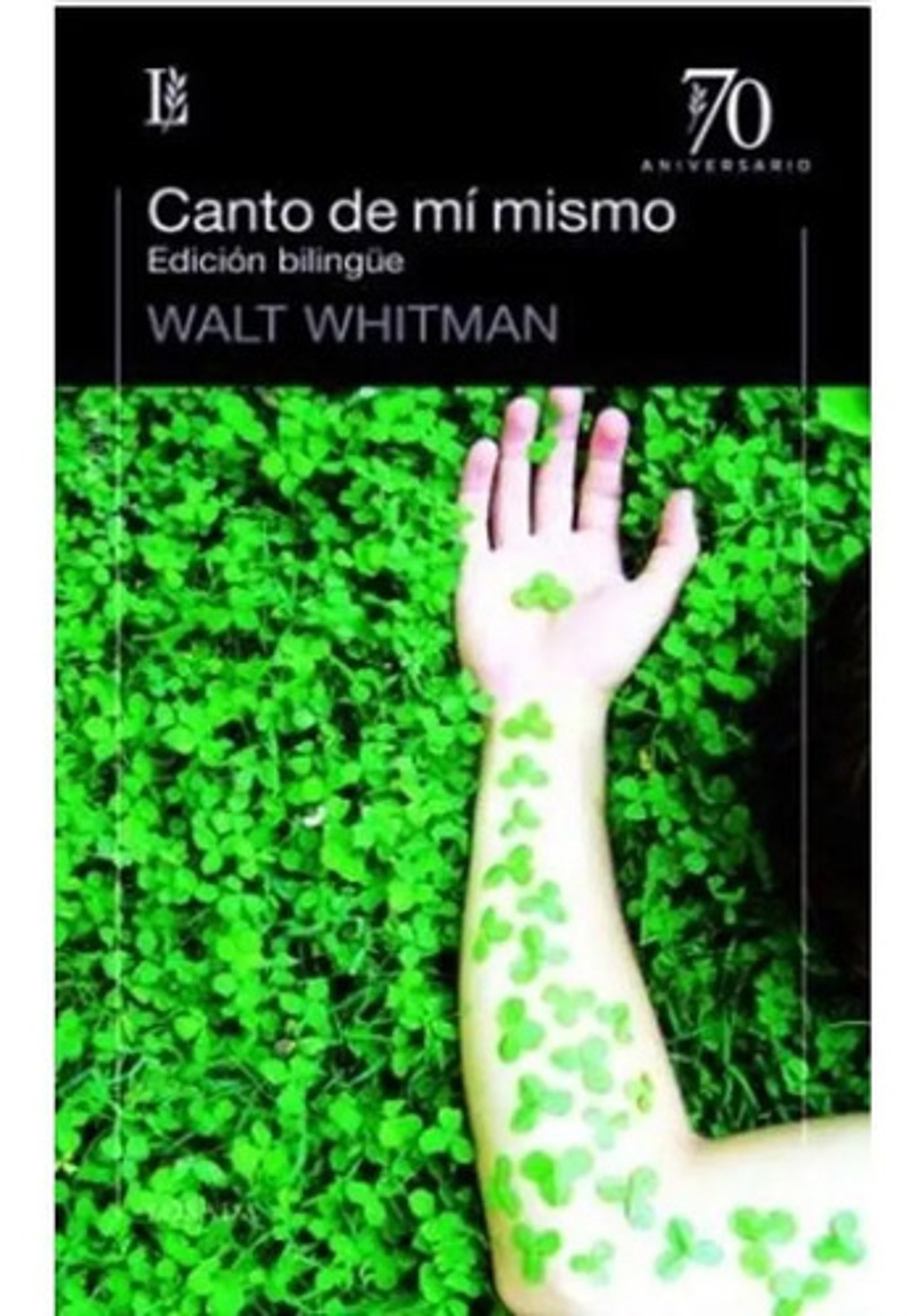 Portada de Canto De Mi Mismo Edicion Bilingüe Whitman Walt