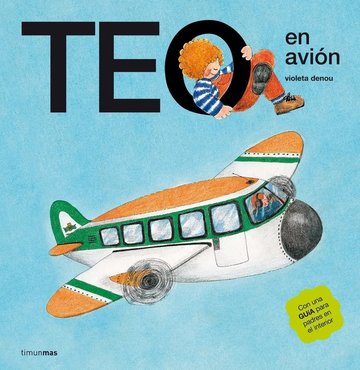 Portada de Libro Teo En Avion Violeta Denou