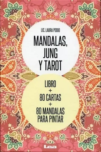 Portada de Mandalas Jung Y Tarot  Podio, Laura + Libro, Block Y Cartas