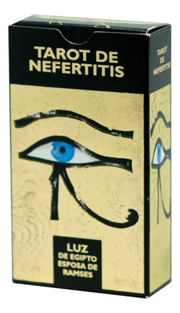 Portada de Tarot De Nefertitis [libro + 78 Cartas] (bolsillo) (estuche)