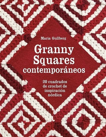 Portada de Libro Crochet Granny Squares Contemporáneos 20 Cuadrados