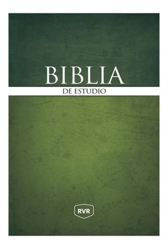 Portada de Santa Biblia De Estudio Reina Valera Revisada Rvr 