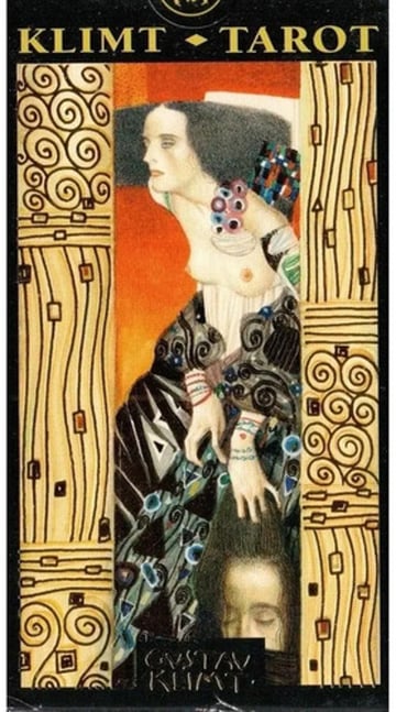 Portada de Tarot, Cartas: Klimt Tarot (libro + Cartas) (mazo)