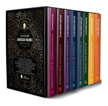Portada de Sherlock Holmes Colección Completa - 8 Vols - Conan Doyle