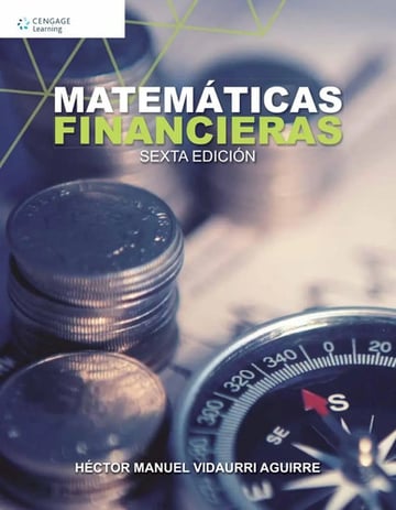 Portada de Matematicas Financieras 6/ed. - Héctor Manuel Vidaurri Aguir