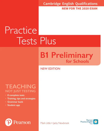 Portada de Practice Tests Plus B1 Preliminary For Schools / Pearson
