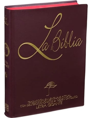 Portada de Biblia Letra Gigante Lenguaje Actual Con Deuterocanónico