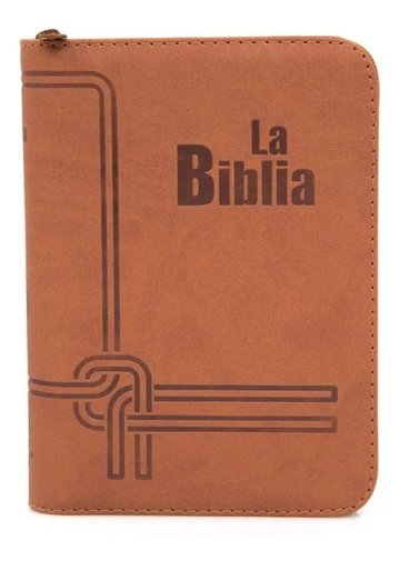 Portada de  Biblia Manual Café Con Cierre Reina Valera  1960