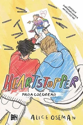Portada de Libro - Heartstopper Para Colorear - Alice Oseman