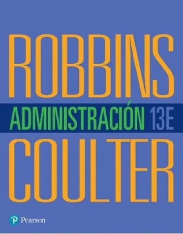 Portada de Libro - Administración Robbins Coulter Pearson -robbins, S